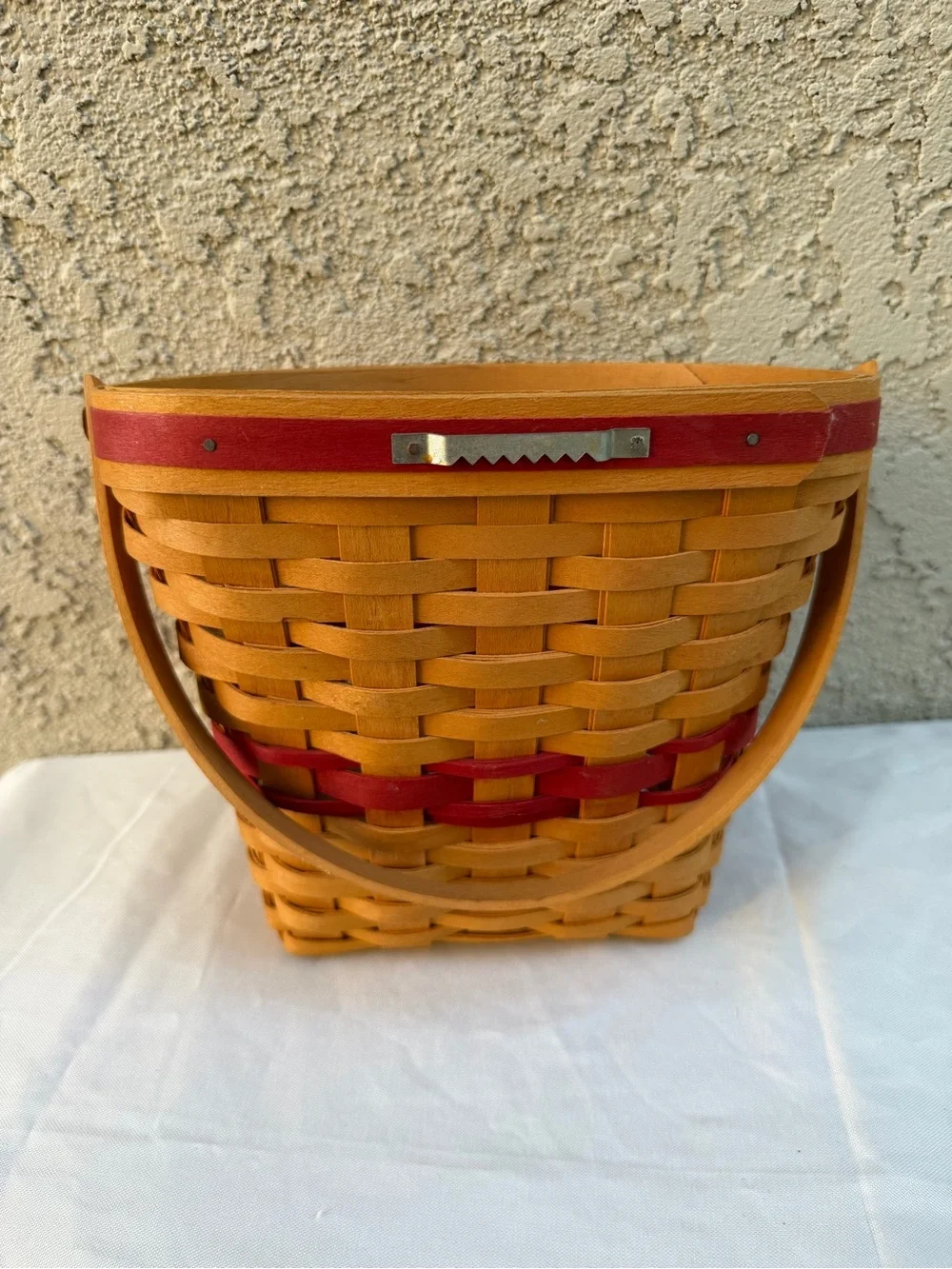 Longaberger Collectors Club Membership Basket 1996 Charter Member & Glad Tidings